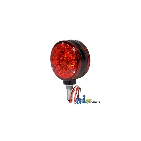 Safety Light; Red, LED, 12 Volt 6.5" x4.5" x3"